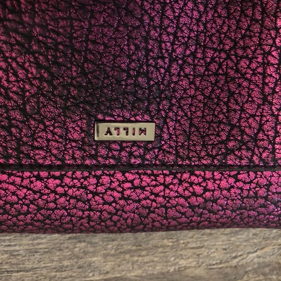 Milly Colette Hot Pink and black patterned Crossbody Bag - Picture 14 of 15